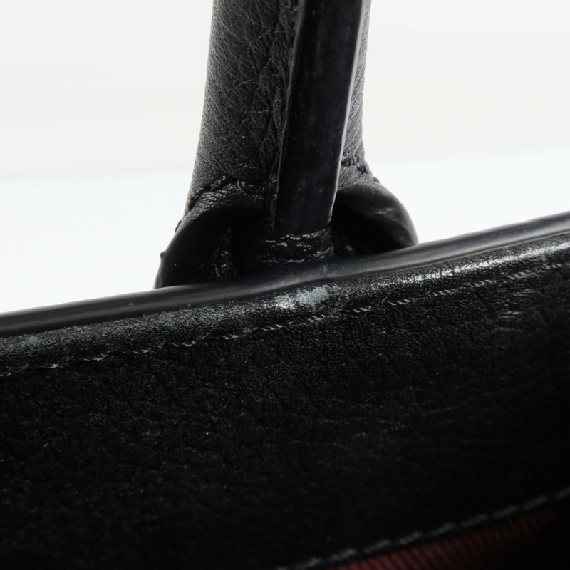 CHANEL 牛皮皮革Neo Executive銀扣手挽肩背兩用袋-16