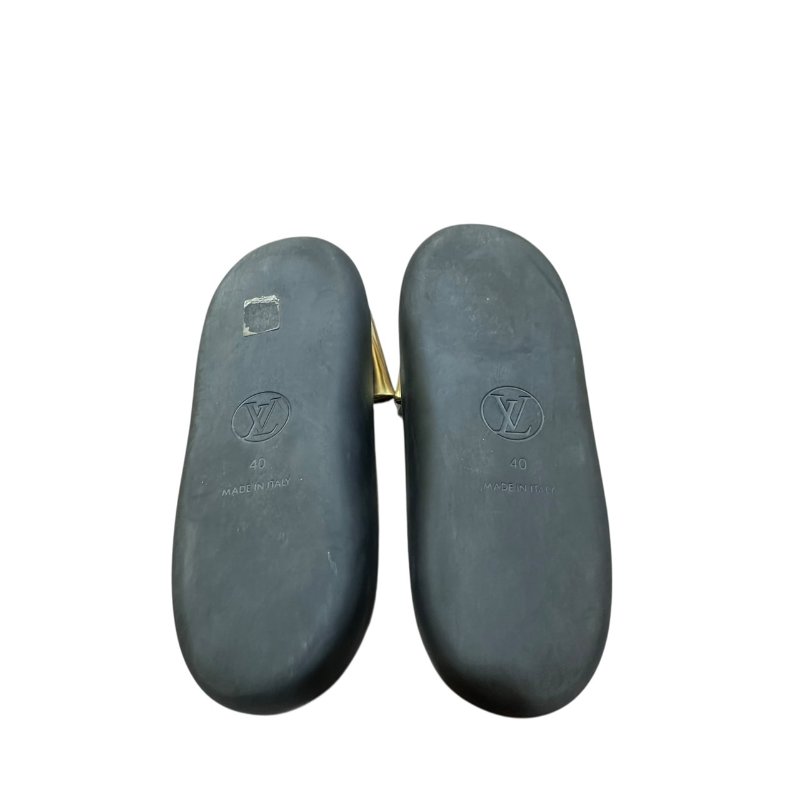 【美收精品】LV 茶金色老花拖鞋 4-705-6