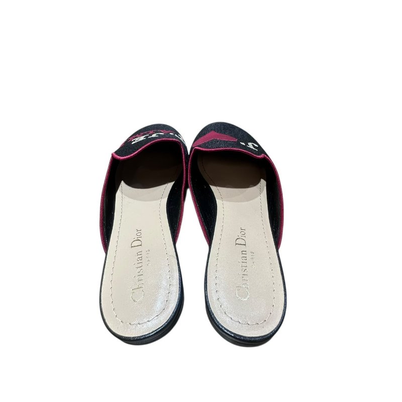 【美收精品】DIOR黑色愛心拖鞋 4-737-3