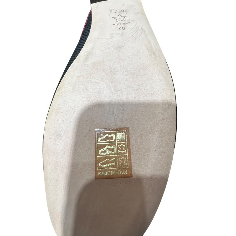 【美收精品】DIOR黑色愛心拖鞋 4-737-7