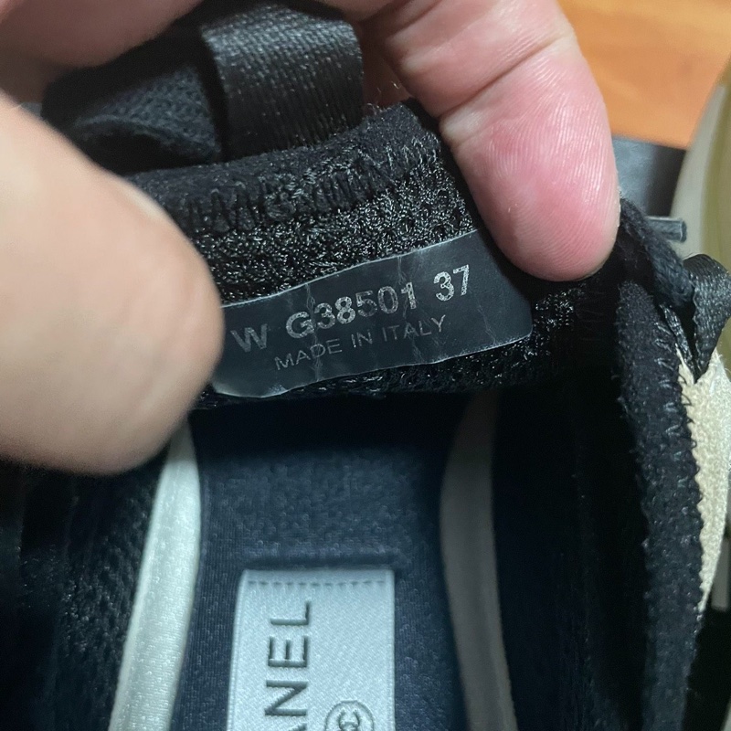 Chanel香奈兒徽標低幫雙C運動休閒鞋 女款 37碼-5