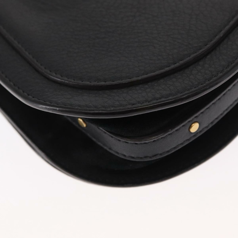 【日本直送】Chloe Nile 手提包 皮革 兩用 黑色 金色 正品 162770-15