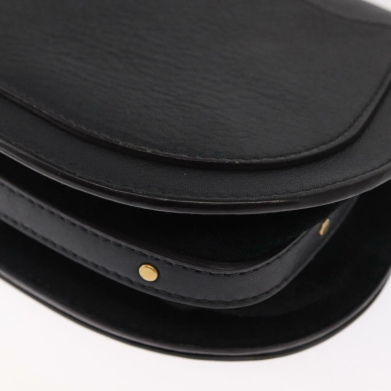 【日本直送】Chloe Nile 手提包 皮革 兩用 黑色 金色 正品 162770-16