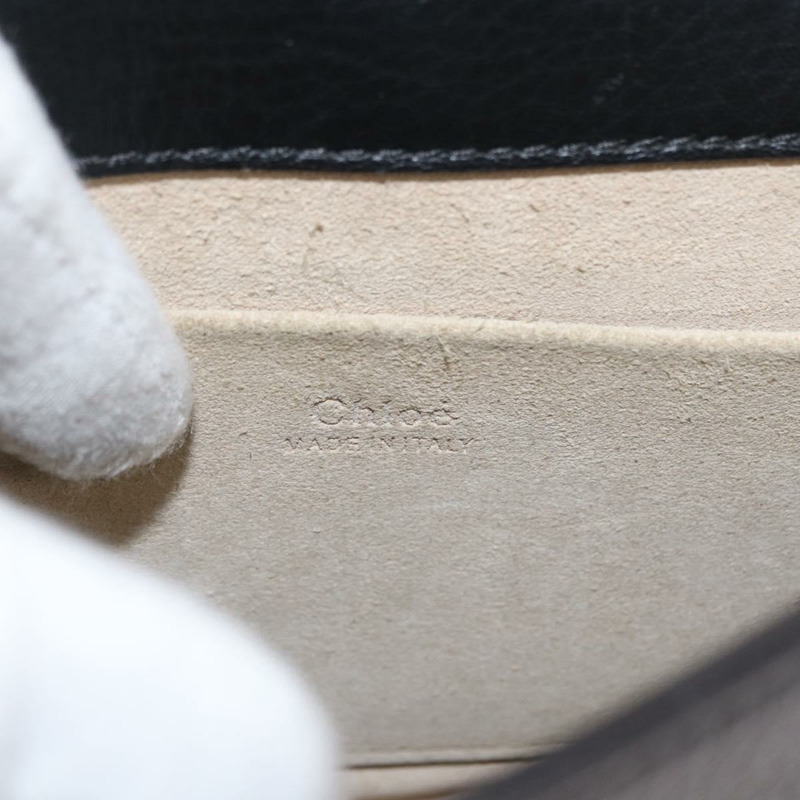 【日本直送】Chloe Nile 手提包 皮革 兩用 黑色 金色 正品 162770-19