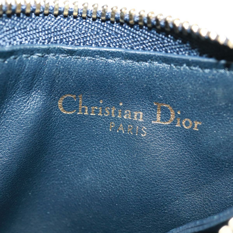 【日本直送】Christian Dior Trotter帆布馬鞍包 海軍藍 金色 正品 bs32208V-16
