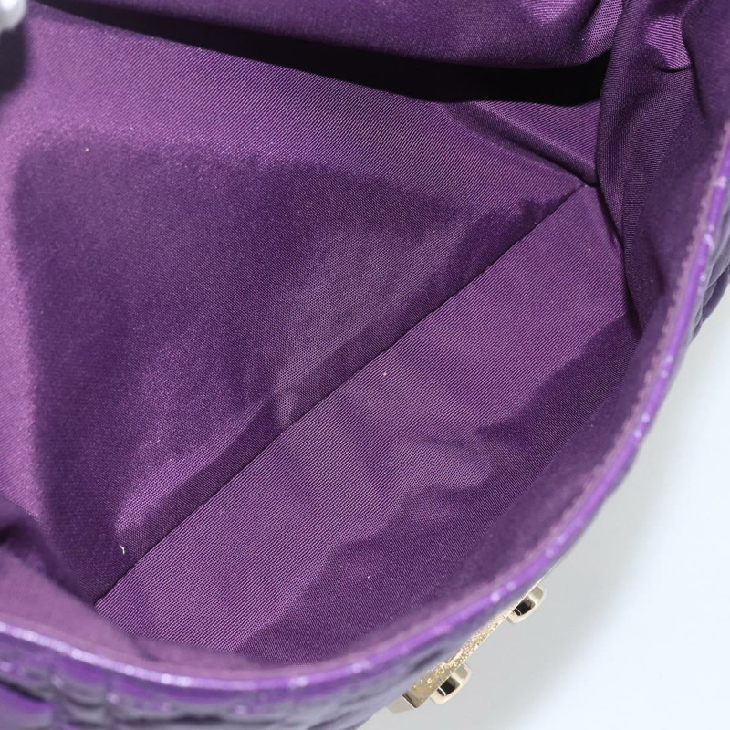 【日本直送】Christian Dior Miss Dior 鏈條肩背包 皮革 藍色 金色 Auth mr1834V-10