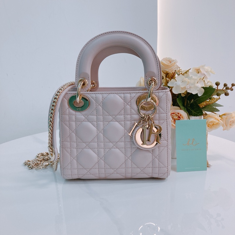 MS0519 CHRISTIAN DIOR 迪奧女士系列經典菱格兩用包包LADY DIOR MINI LAMBSKIN-0
