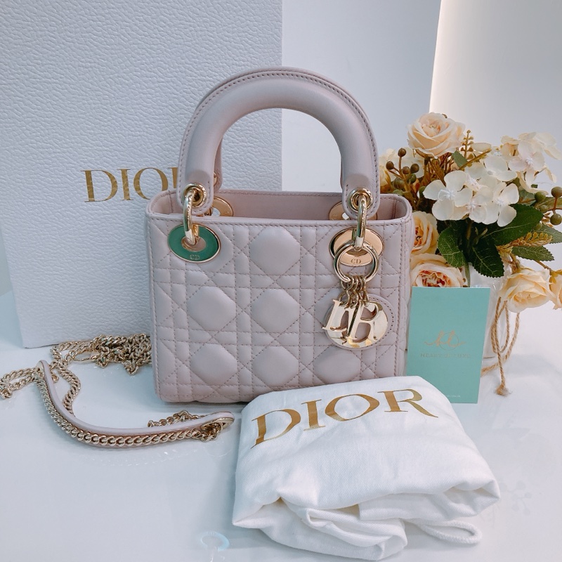 MS0519 CHRISTIAN DIOR 迪奧女士系列經典菱格兩用包包LADY DIOR MINI LAMBSKIN-10