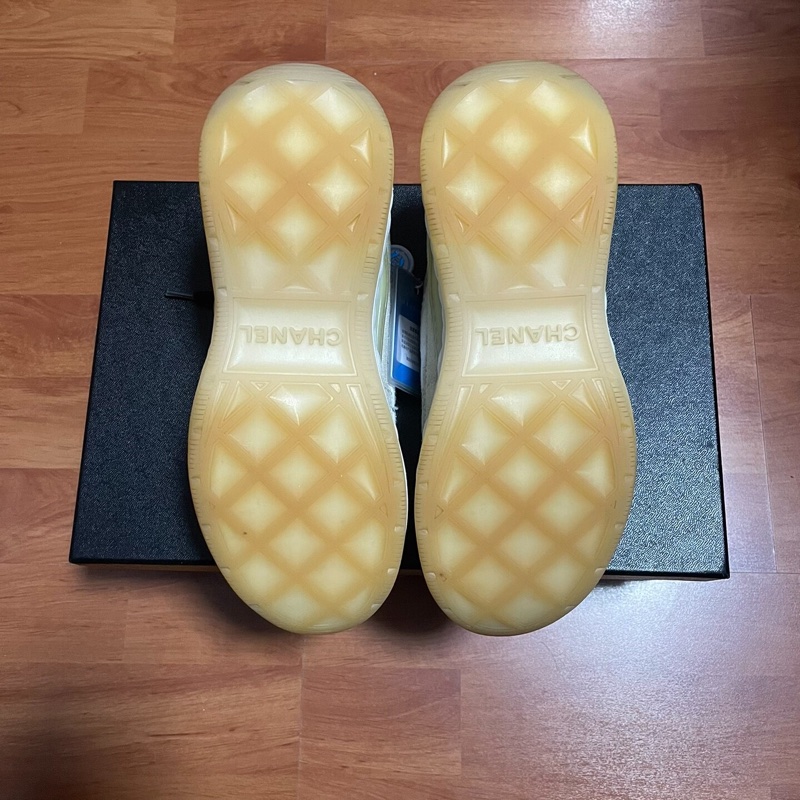 Chanel香奈兒雙C徽標 低幫休閒鞋 女款 白色 36碼-6