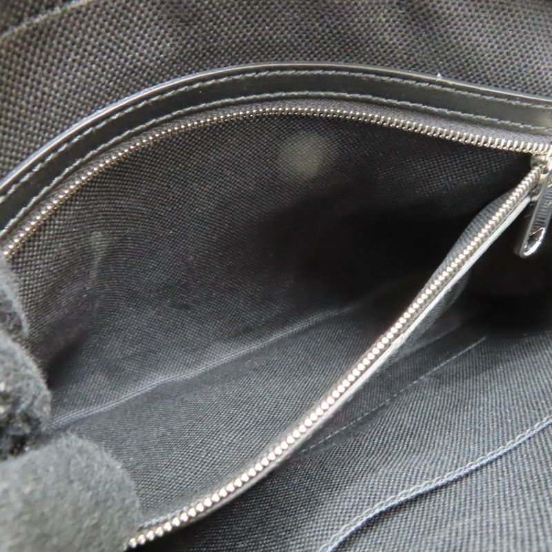 黑色 GG Supreme帆布 手拿包【GUCCI 古馳】 495562-5