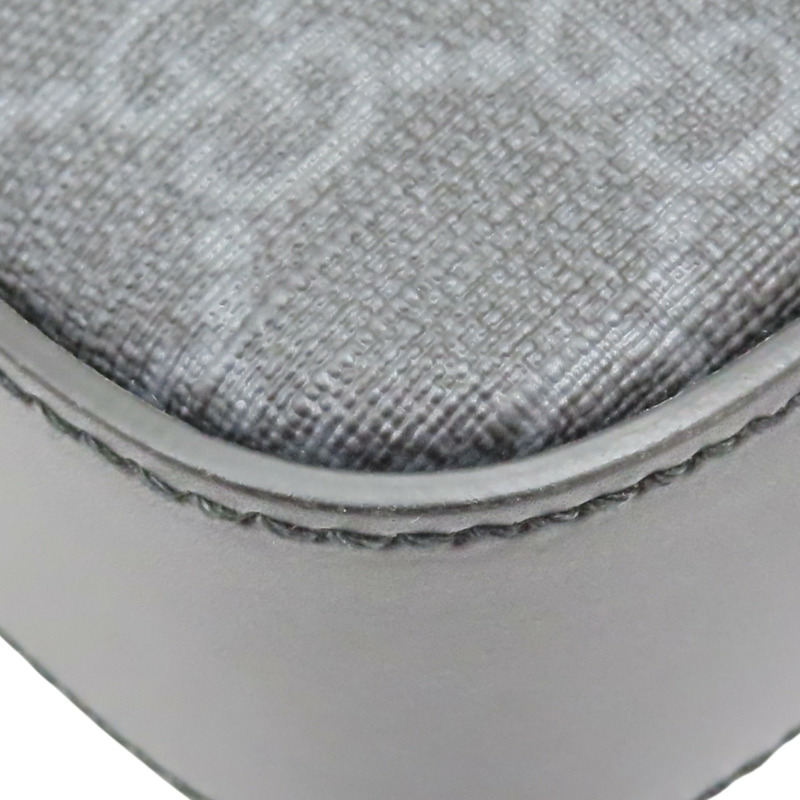 黑色 GG Supreme帆布 手拿包【GUCCI 古馳】 495562-17