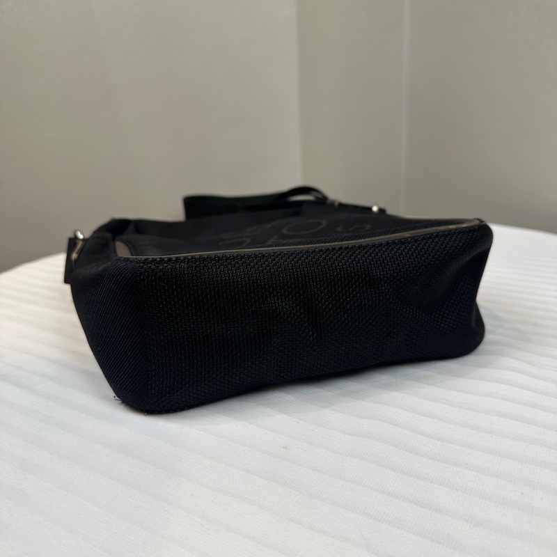 路易威登/Louis Vuitton Citadin Messenger Bag 黑色帆布斜背包 20x7x25cm-4