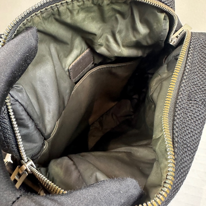 路易威登/Louis Vuitton Citadin Messenger Bag 黑色帆布斜背包 20x7x25cm-13