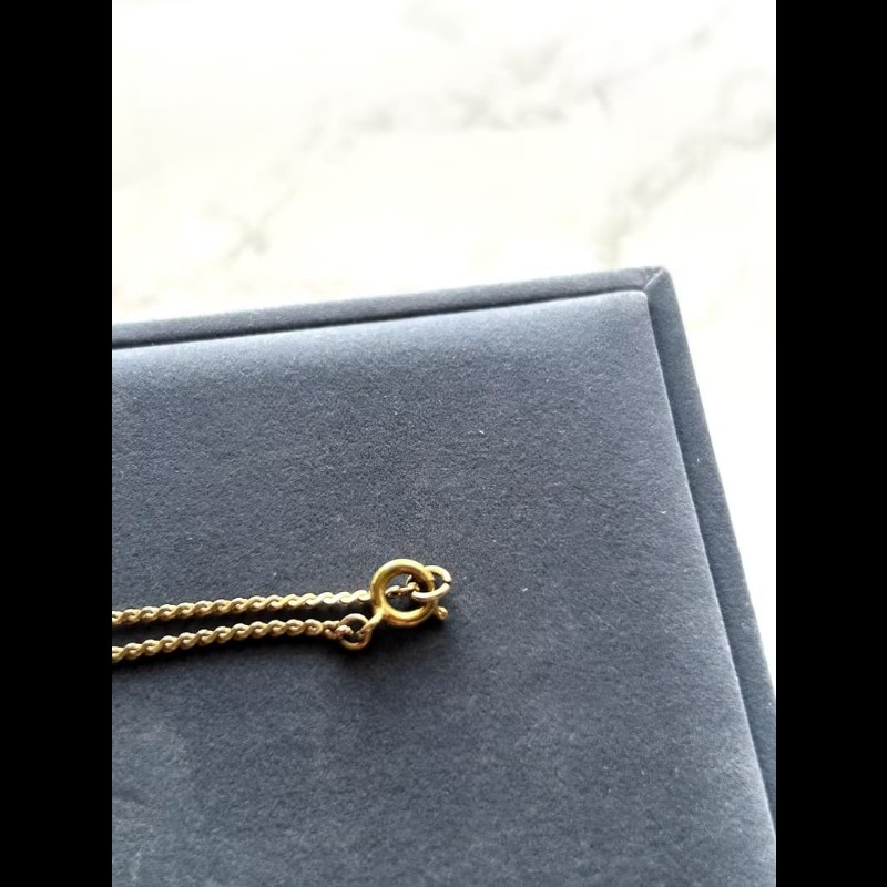 【LA LUNE】中古Dior 金色logo復古手鏈 手鐲 首飾飾品 禮物 二手 古董配件-6