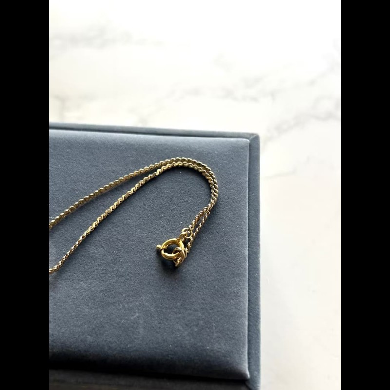 【LA LUNE】中古Dior 金色logo復古手鏈 手鐲 首飾飾品 禮物 二手 古董配件-7