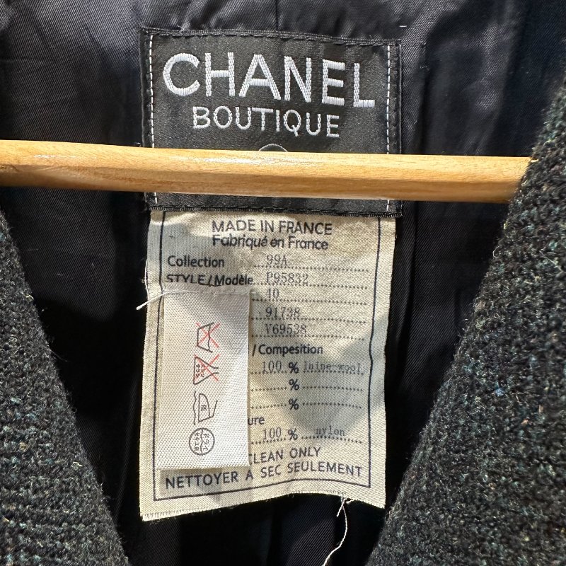 【美收精品】CHANEL深色大衣 4-781-2