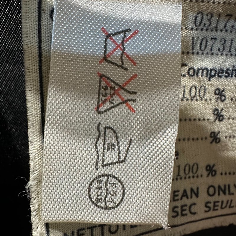 【美收精品】CHANEL黑色絨布大衣 4-782-4