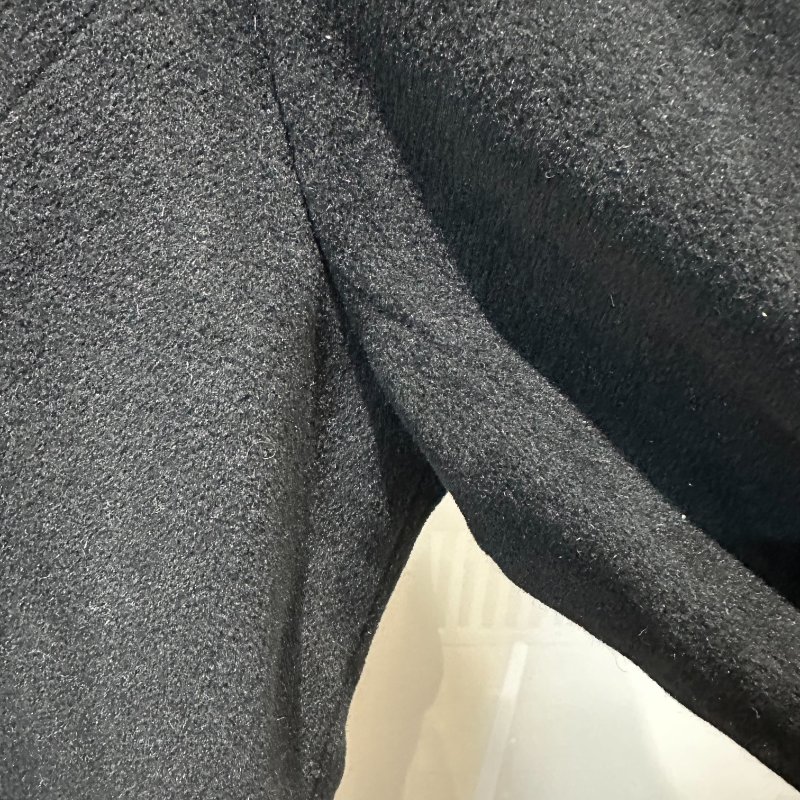 【美收精品】CHANEL黑色絨布大衣 4-782-5