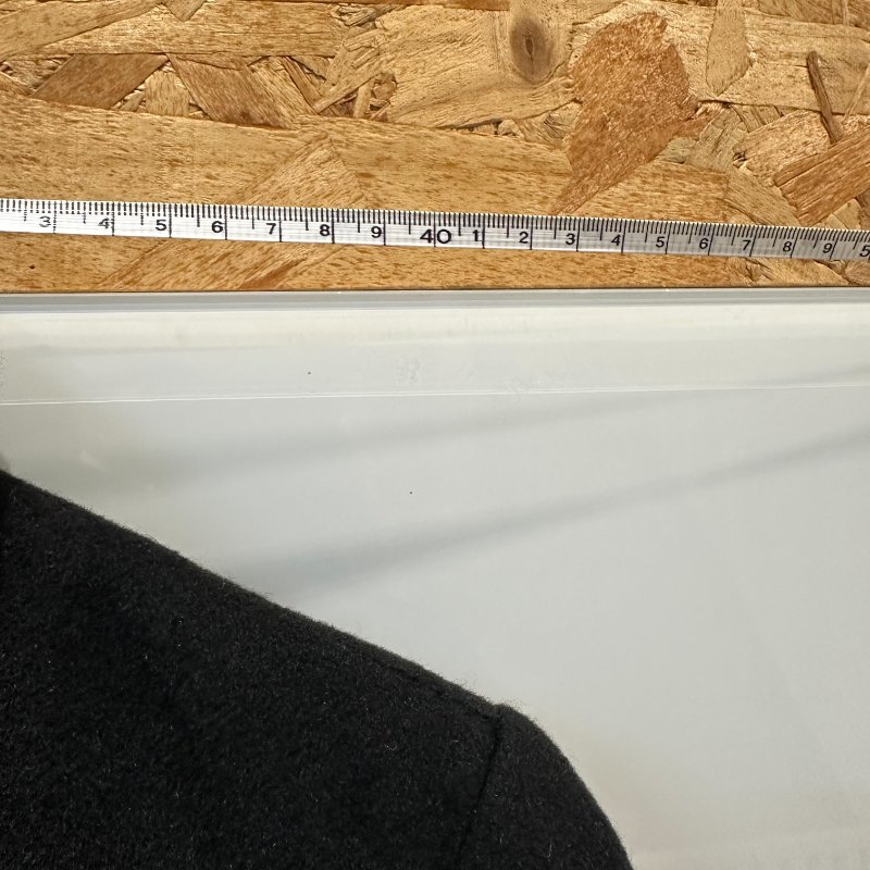 【美收精品】CHANEL黑色絨布大衣 4-782-10