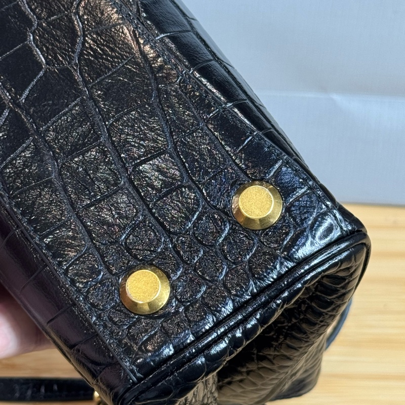 Balenciaga Rodeo 鱷魚壓紋小號 🩶🖤-8