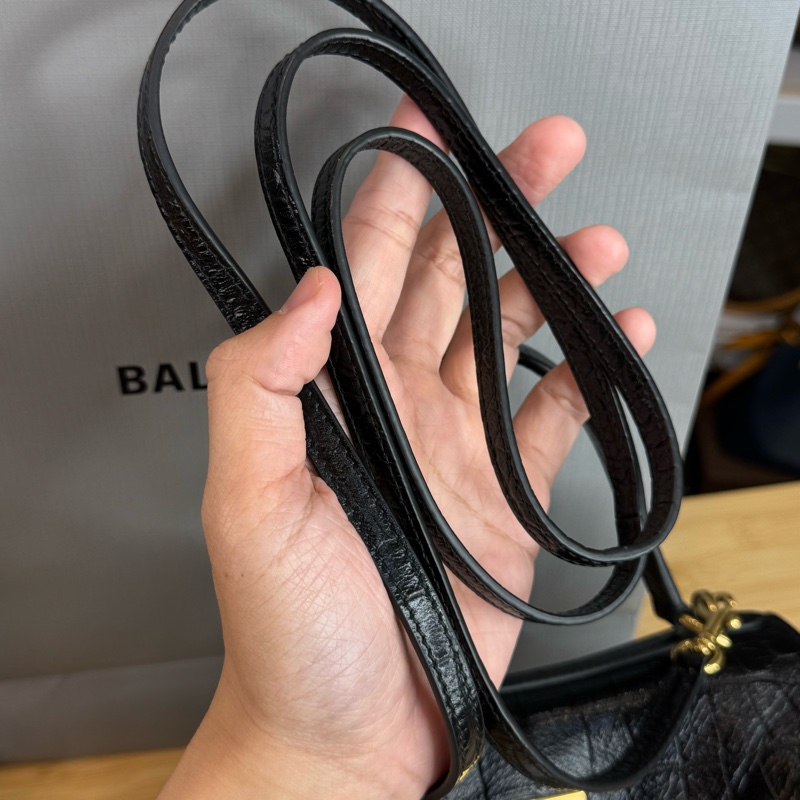 Balenciaga Rodeo 鱷魚壓紋小號 🩶🖤-19