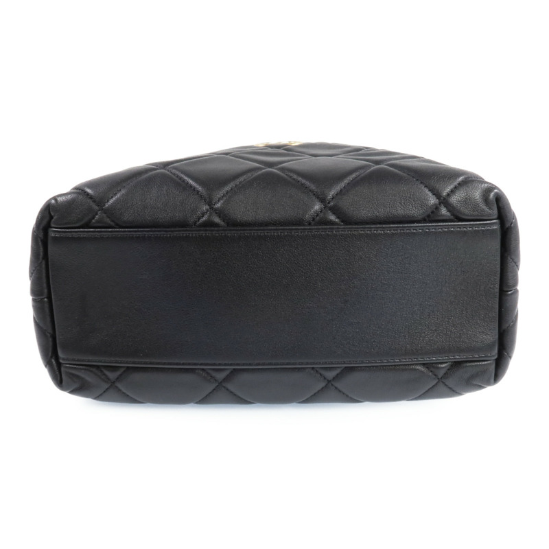 CHANEL 牛皮皮革Chain Shoulder Bag金扣鏈帶肩背袋-3