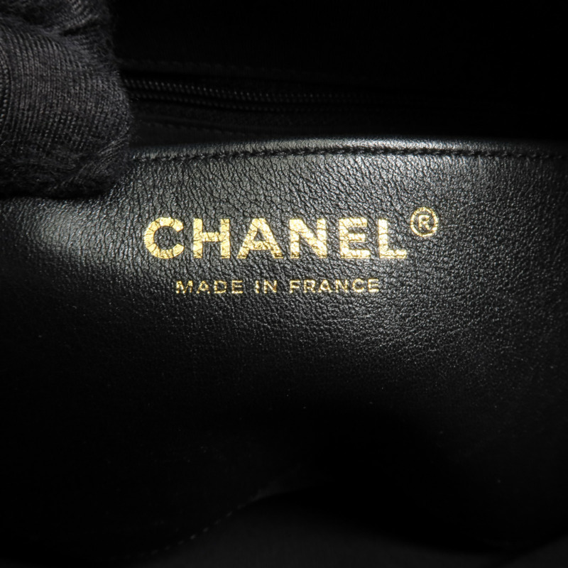 CHANEL 牛皮皮革Chain Shoulder Bag金扣鏈帶肩背袋-5