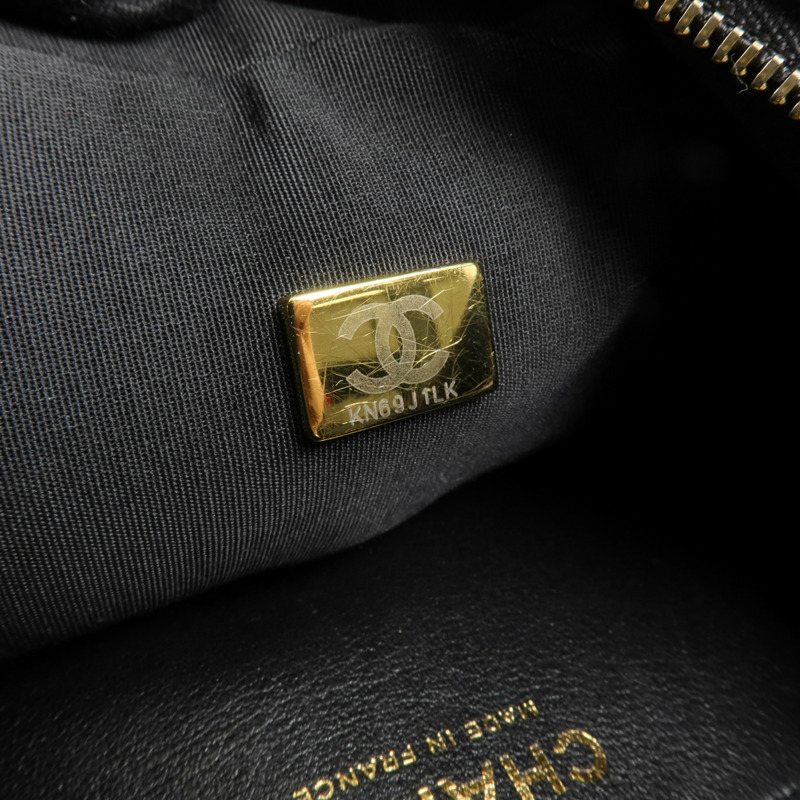 CHANEL 牛皮皮革Chain Shoulder Bag金扣鏈帶肩背袋-6