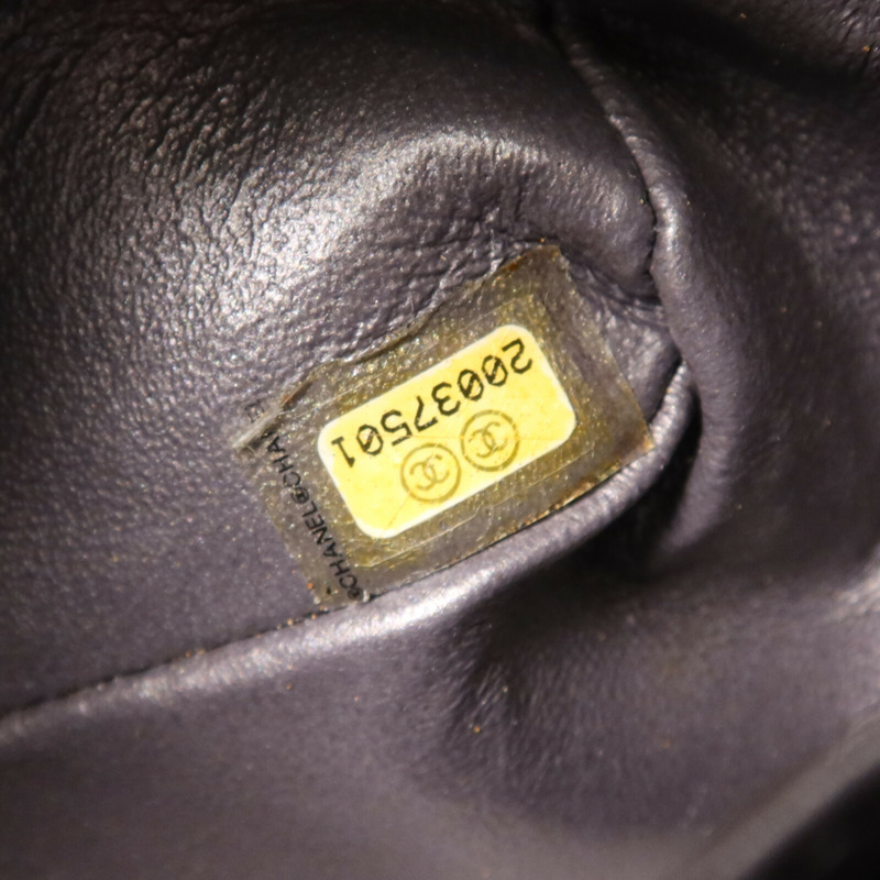 CHANEL 牛皮皮革Mini Classic 17銀扣鏈帶肩背袋-7