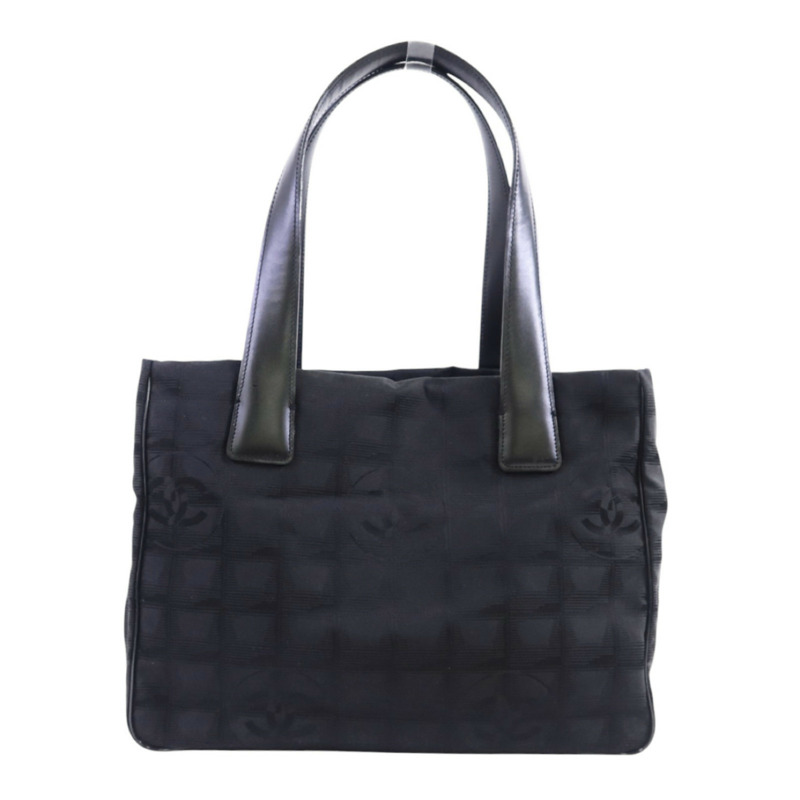 CHANEL 尼龍Tote Bag金扣手挽袋-0