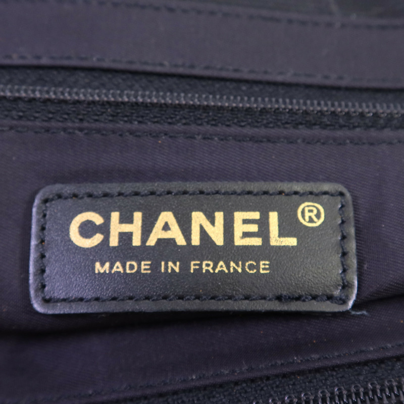 CHANEL 尼龍Tote Bag金扣手挽袋-5