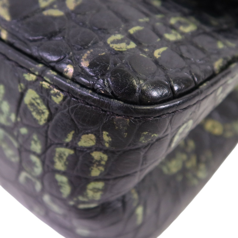 CHANEL 牛皮皮革2.55 Graffiti Reissue金扣鏈帶肩背袋-11