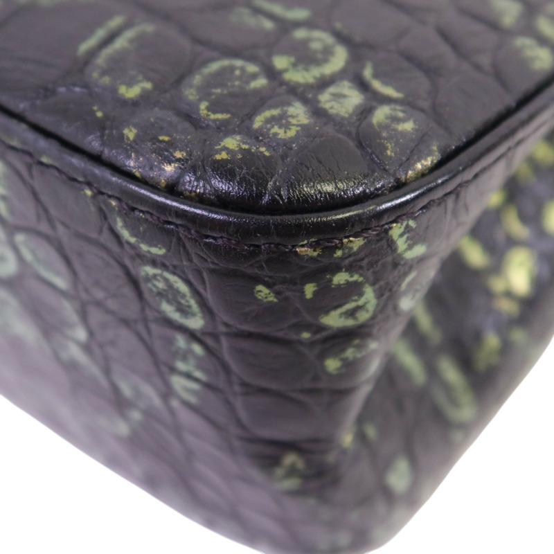 CHANEL 牛皮皮革2.55 Graffiti Reissue金扣鏈帶肩背袋-13