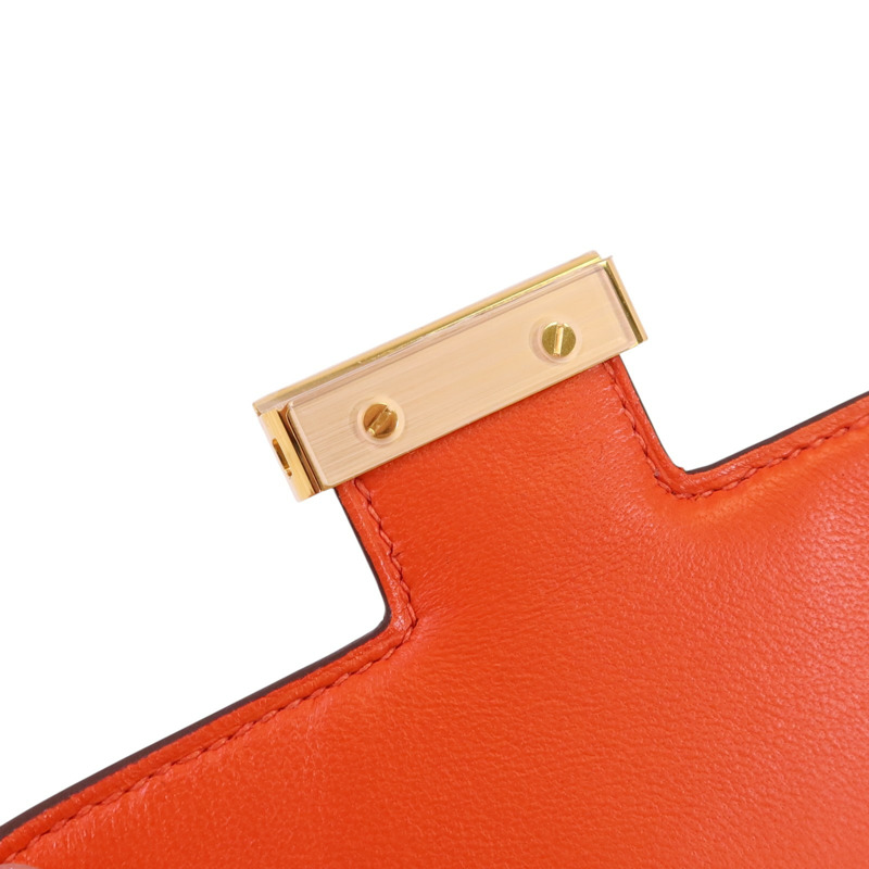 HERMES Epsom皮革Constance Mini金扣肩背袋-5