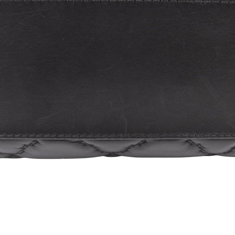 CHANEL 牛皮皮革Chain Shoulder銀扣鏈帶肩背袋-22