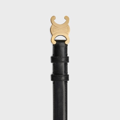 Celine 女士 中號TRIOMPHE 光滑牛皮革腰帶65 70 75 80 85 90 95 100碼2.5cm