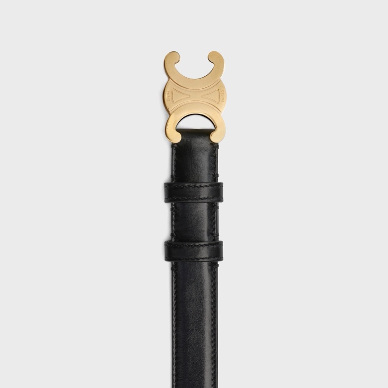 Celine 女士 中號TRIOMPHE 光滑牛皮革腰帶65 70 75 80 85 90 95 100碼2.5cm-3