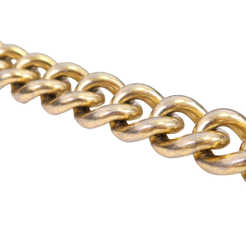 CHANEL 羊皮皮革Boy 28金扣鏈帶肩背袋-17