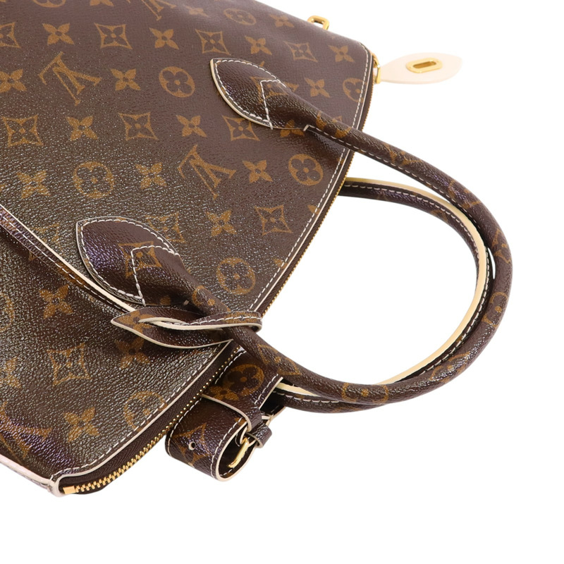 LOUIS VUITTON Monogram Lockit金扣手挽袋-7