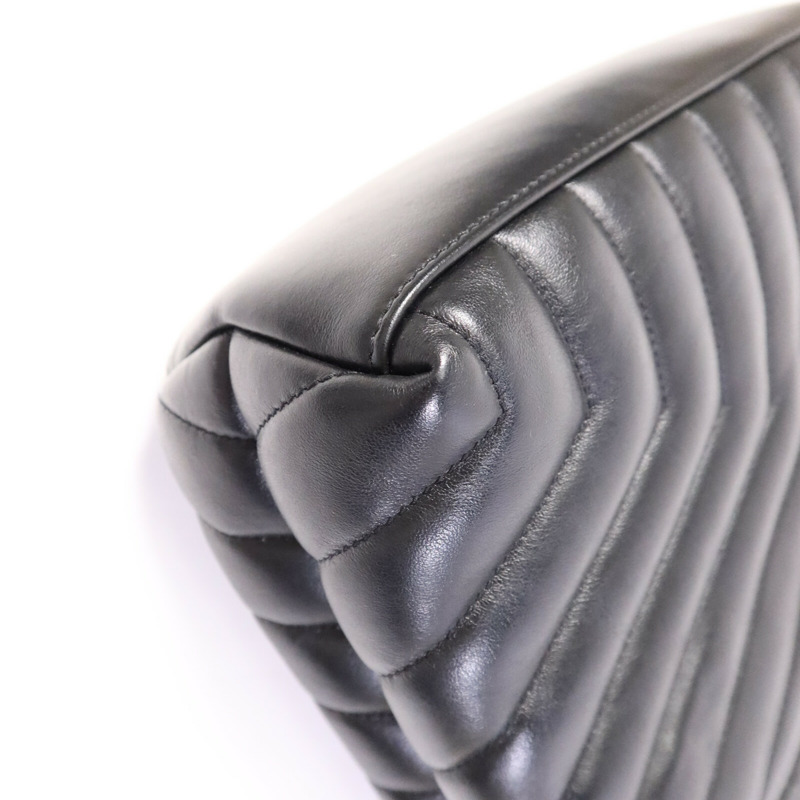 SAINT LAURENT 牛皮皮革LouLou Medium鏈帶肩背袋-12