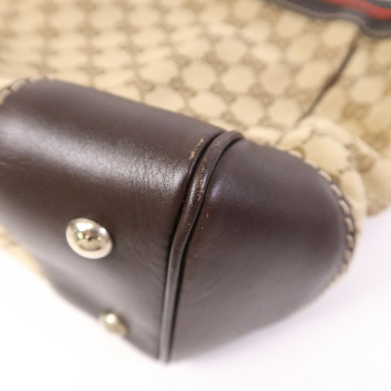 GUCCI 帆布Tote Bag金扣手挽袋-12