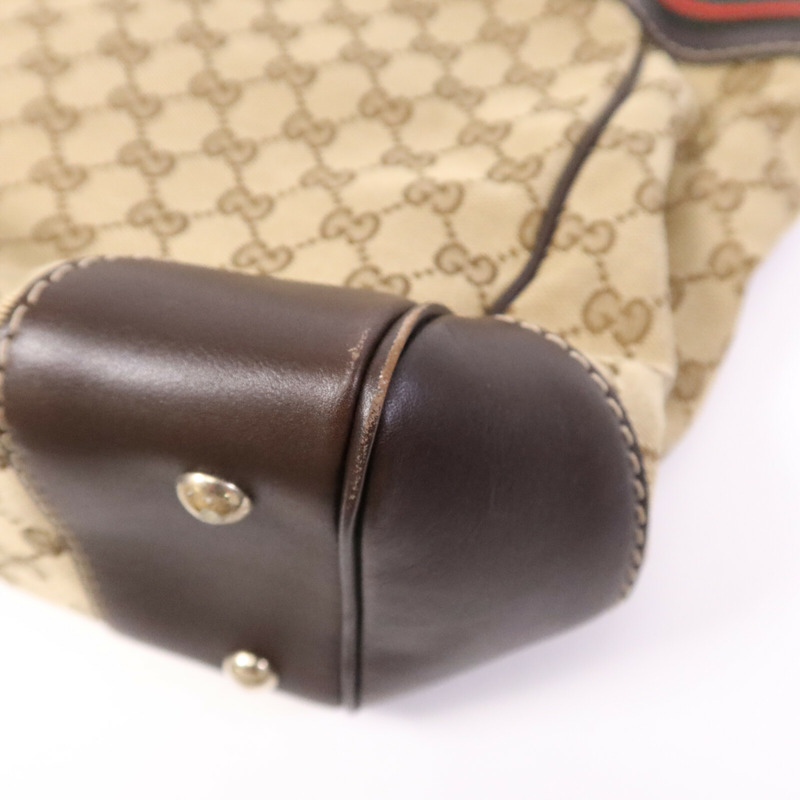 GUCCI 帆布Tote Bag金扣手挽袋-14