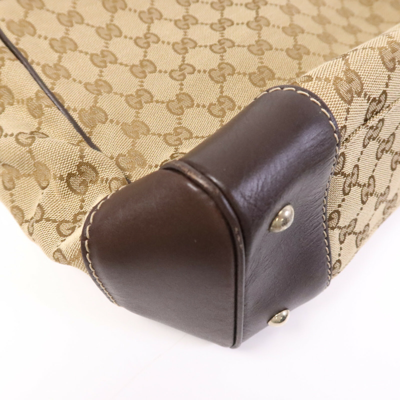 GUCCI 帆布Tote Bag金扣手挽袋-15