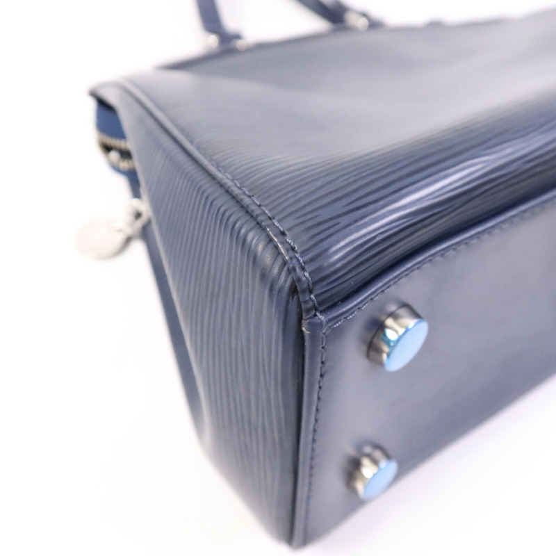 LOUIS VUITTON Epi Brea MM銀扣手挽肩背兩用袋-12