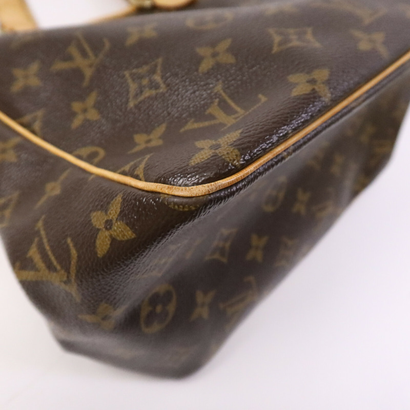 LOUIS VUITTON Monogram Batignolles Vertical金扣手挽袋-10