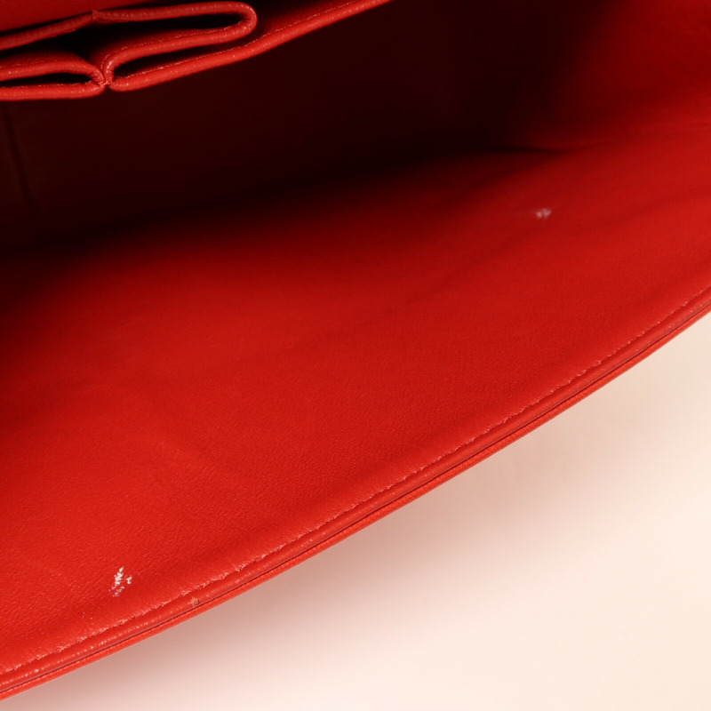 CHANEL 羊皮皮革Large Classic金扣鏈帶肩背袋-15