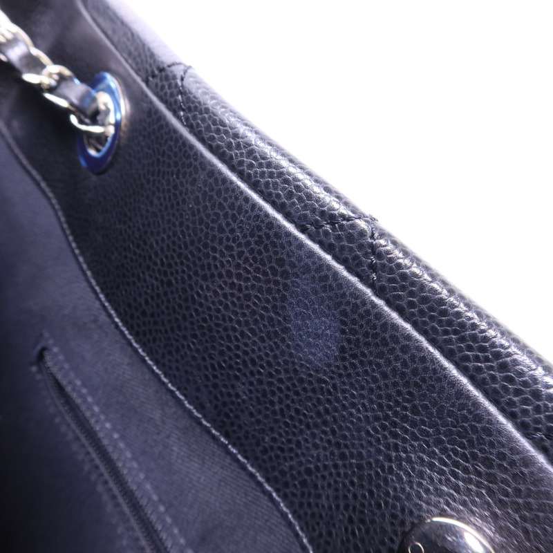 CHANEL 牛皮皮革Shoulder Bag銀扣鏈帶肩背袋-17