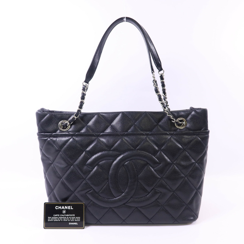 CHANEL 牛皮皮革Shoulder Bag銀扣鏈帶肩背袋-18