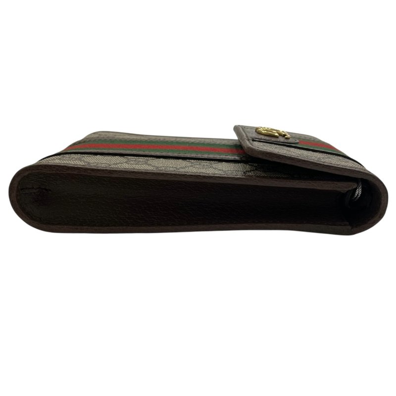 GUCCI 古馳 625757 側背手機包 GGSUPREME PVC帆布 老花 棕色系-4