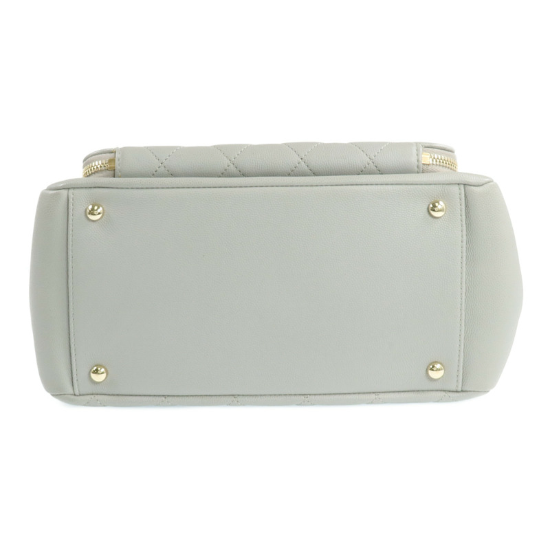 CHANEL 牛皮皮革Business Affinity金扣手挽肩背兩用袋-3